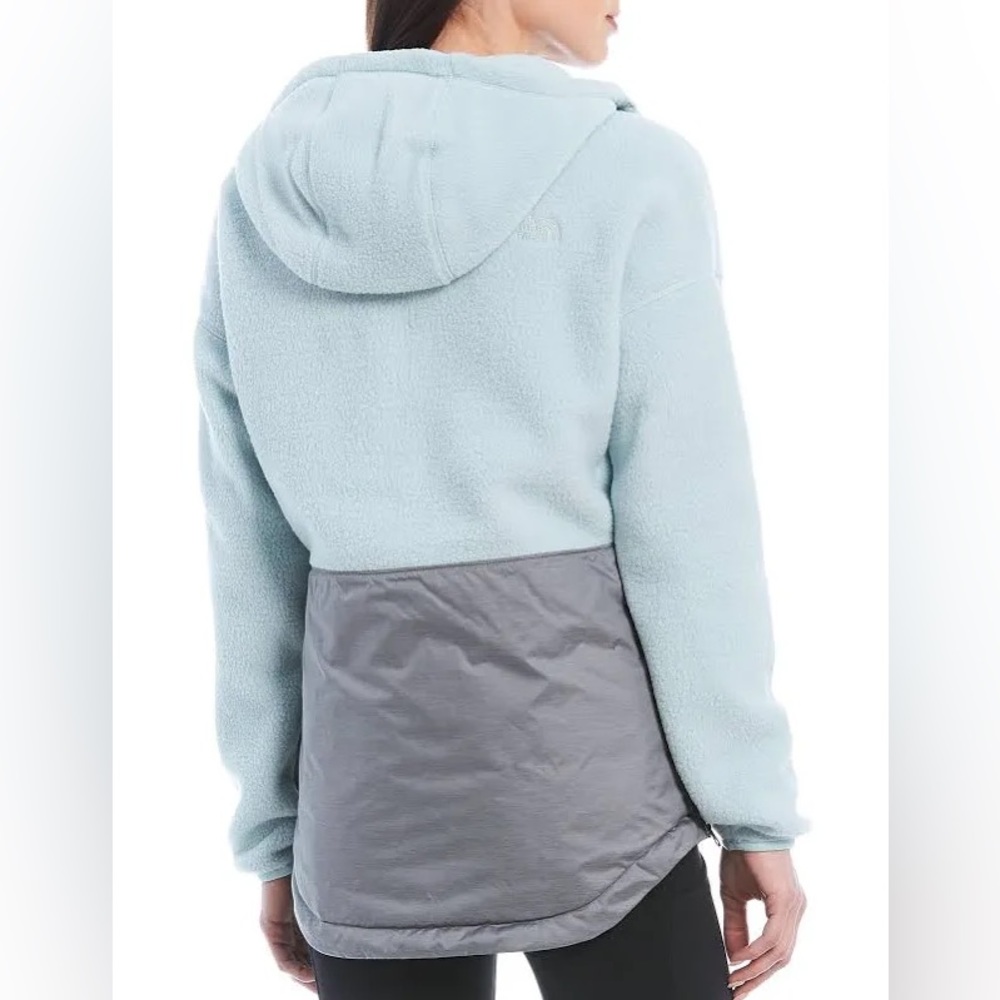 The North face women’s Riit fleece pullover anorak in cloud blue - Picture 11 of 12